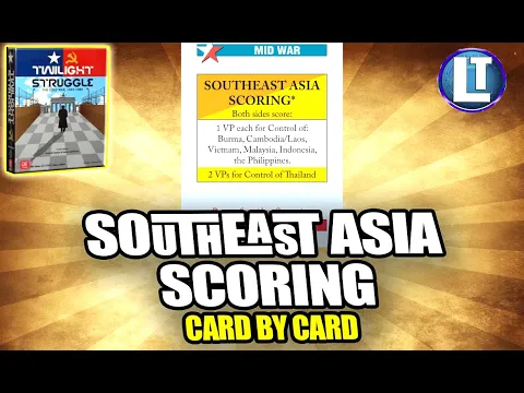 Twilight Struggle STRATEGY / HOW to play the SOUTHEAST ASIA scoring card / Tips and tricks