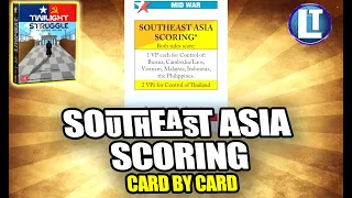 Twilight Struggle STRATEGY / HOW to play the SOUTHEAST ASIA scoring card / Tips and tricks