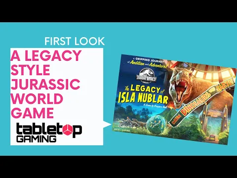 How about a LEGACY Jurassic World Game? 🦖 It's the Legacy of Isla Nublar! LATE PLEDGES OPEN