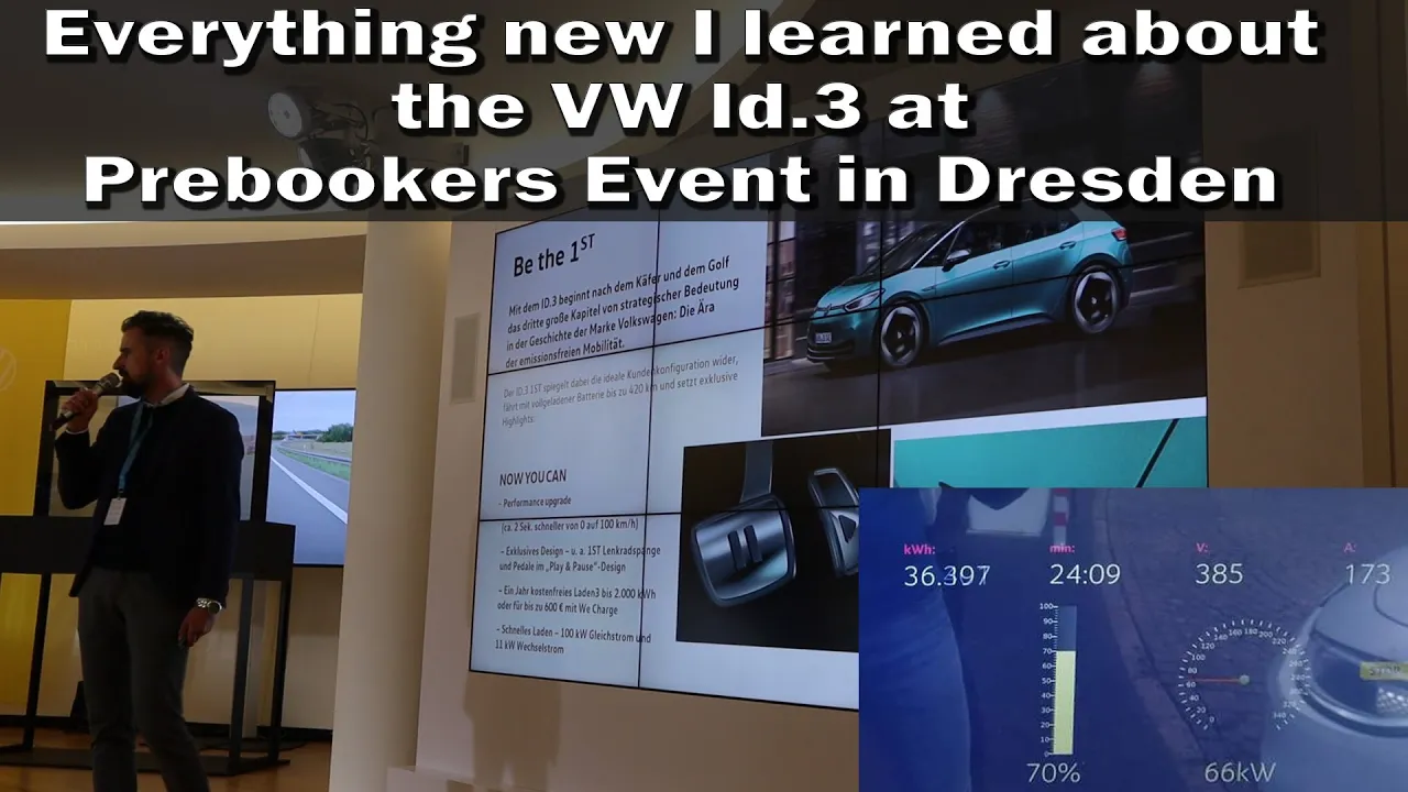 Everything NEW I learned at the VW Id.3 Prebooking Event about the car