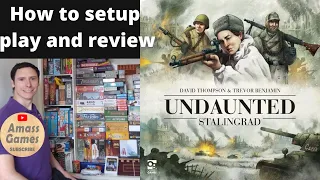 Undaunted: Stalingrad #howtoplay  #review #boardgame    AmassGames   #games