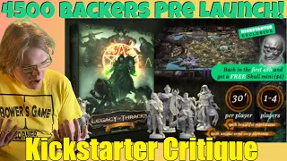 Legacy of Thracks - The Awakening - Kickstarter Critique Review