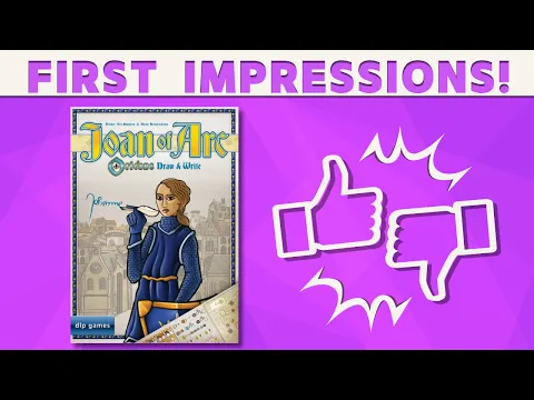 Joan of Arc: Orléans Draw & Write - REVIEW!