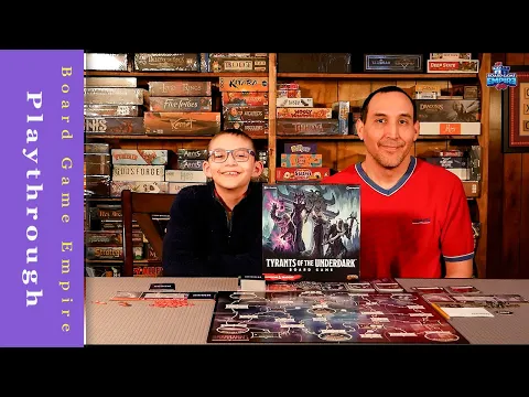 Tyrants of the Underdark 2nd Edition How to Play and Playthrough - Gale Force Nine