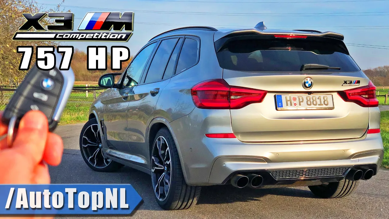 757HP BMW X3M Competition REVIEW on AUTOBAHN [NO SPEED LIMIT] by AutoTopNL