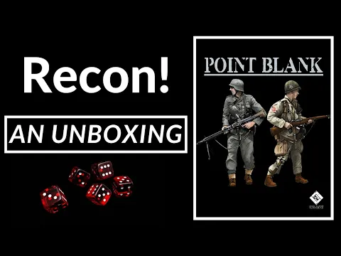 Recon! Unboxing of Point Blank