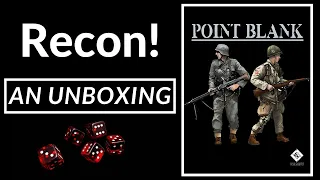Recon! Unboxing of Point Blank