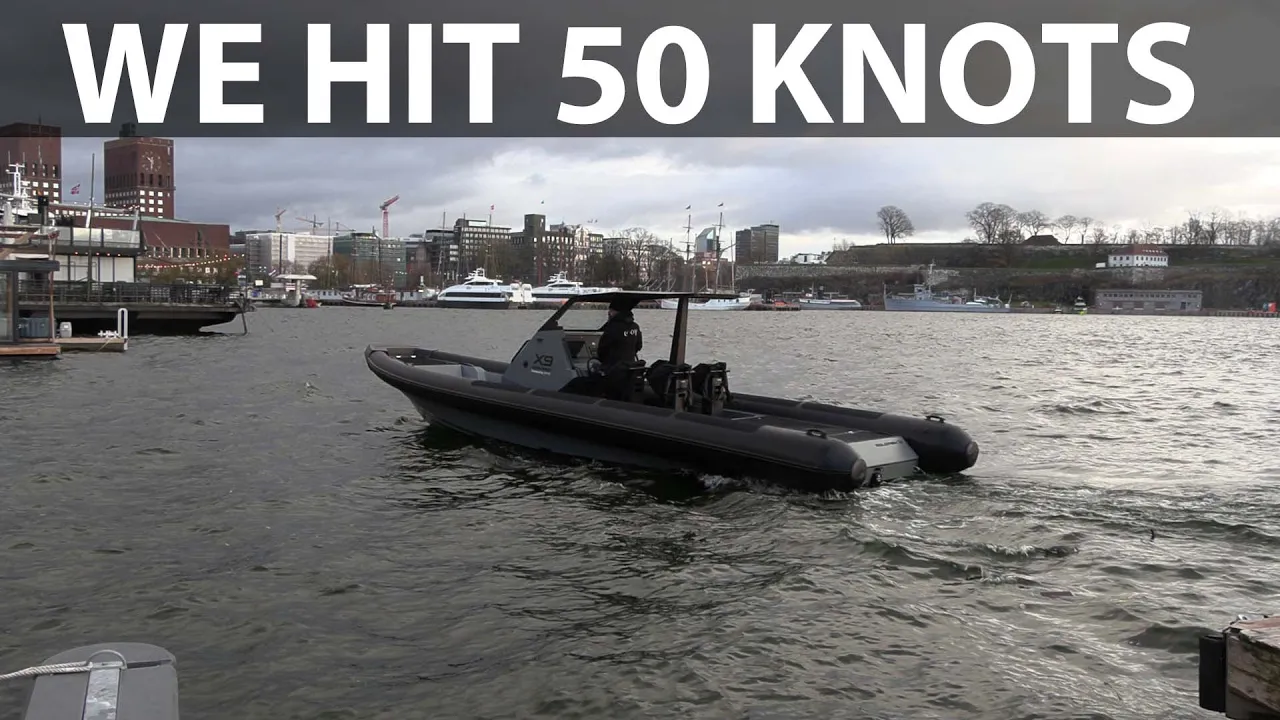 Evoy Goldfish X9 electric rib with 800 hp and 120 kWh