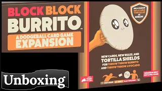 Block Block Burrito: Unboxing (Throw Throw Burrito Expansion)