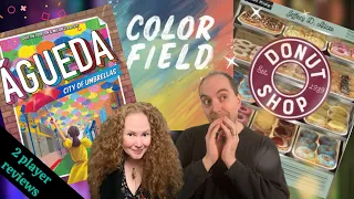 Agueda | Color Field | Donut Shop | A Trio Review