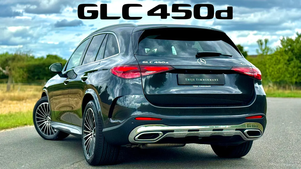 6 CYLINDER!! Mercedes GLC 450d // REVIEW on AUTOBAHN at TOP SPEED