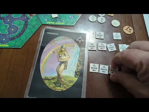 Amazon Solo Playthrough - Base 2nd Edition rules, 2nd Edition solo rules
