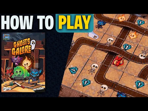Ghosts Galore | How to Play | Learn to Play in 7 Minutes! | Tile Placement Board Game