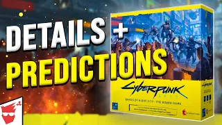 Cyberpunk 2077 Gangs Of Night City The Board game Details and Predictions 