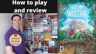 Rats of Wistar how to setup play and review board game Castle Con AmassGames 4K #games #boardgame