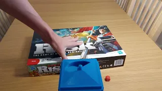 Risk. Dice Distancing #55 board game. How far will it roll? * AmassGames * 4K dice tray.Area Control
