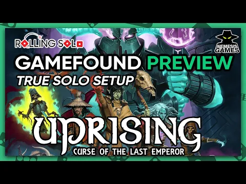 Uprising True Solo Mode | GameFound Preview | How To Setup