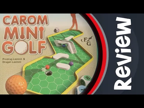 Carom Mini Golf Board Game Review (2023)