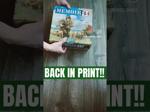 Unboxing Memoir ‘44 Refresh, the 2025 "refreshed" edition of the classic board game!