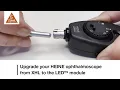 LED HQ For Battery handle 2,5 V (Ophthalmoscope) video