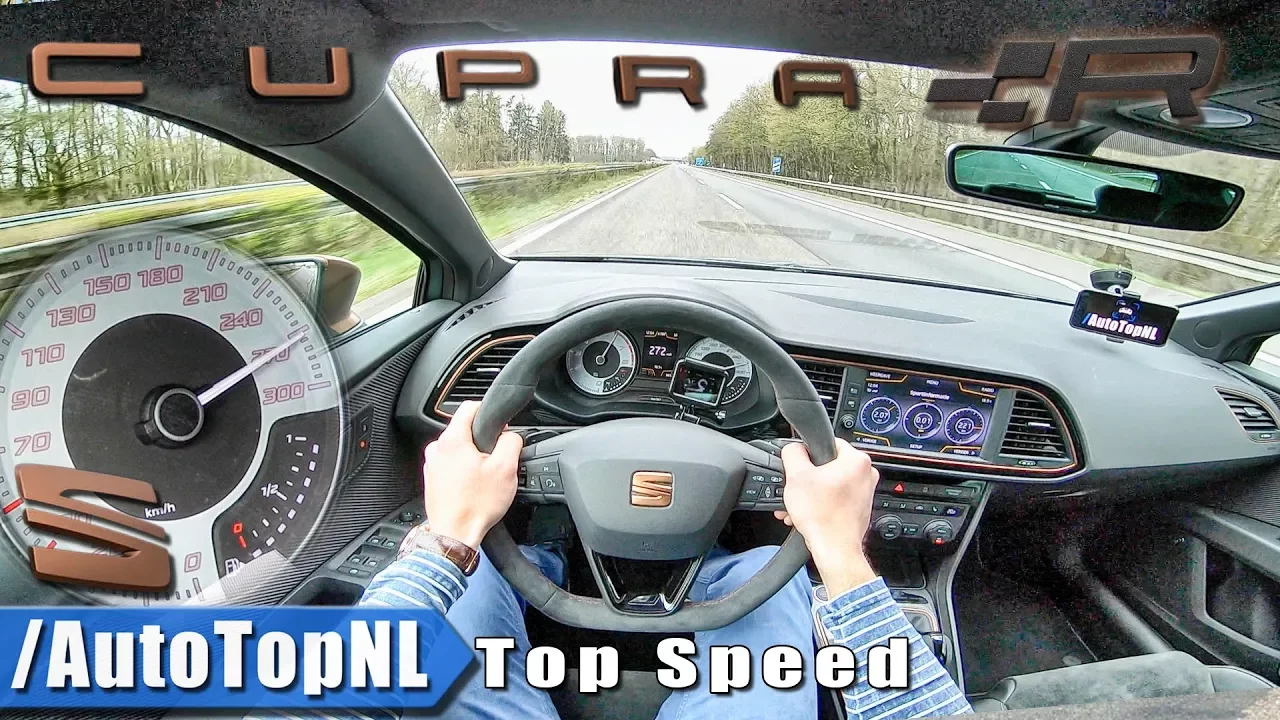 Seat Leon Cupra R 2018 | AUTOBAHN POV | ACCELERATION & TOP SPEED 272km/h by AutoTopNL
