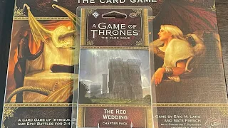 Sci-Fi Fantasy Saturday - A Game of Thrones: The Red Wedding (FFG)