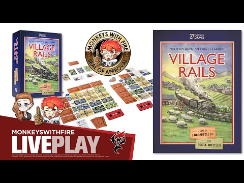 VILLAGE RAILS - OSPREY GAMES | BOARD GAME LIVE PLAY |