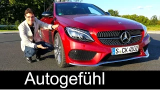 Mercedes C450 AMG V6 FULL REVIEW test driven C-Class C-Klasse new neu 2016 - Autogefühl