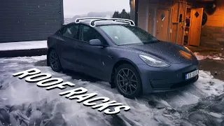 Installing the Tesla Roof Racks