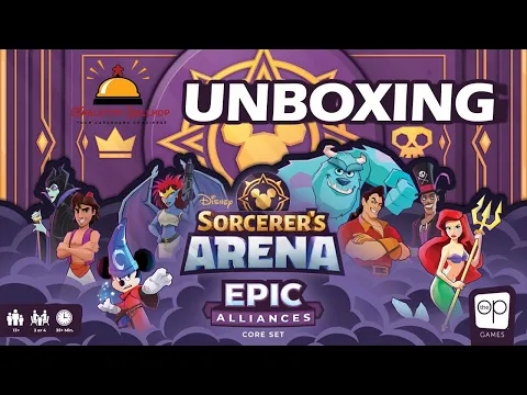 Disney Sorcerer's Arena Unboxing, A look inside the Epic Alliances Core Set