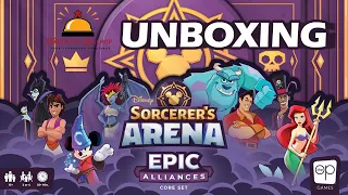 Disney Sorcerer's Arena Unboxing, A look inside the Epic Alliances Core Set
