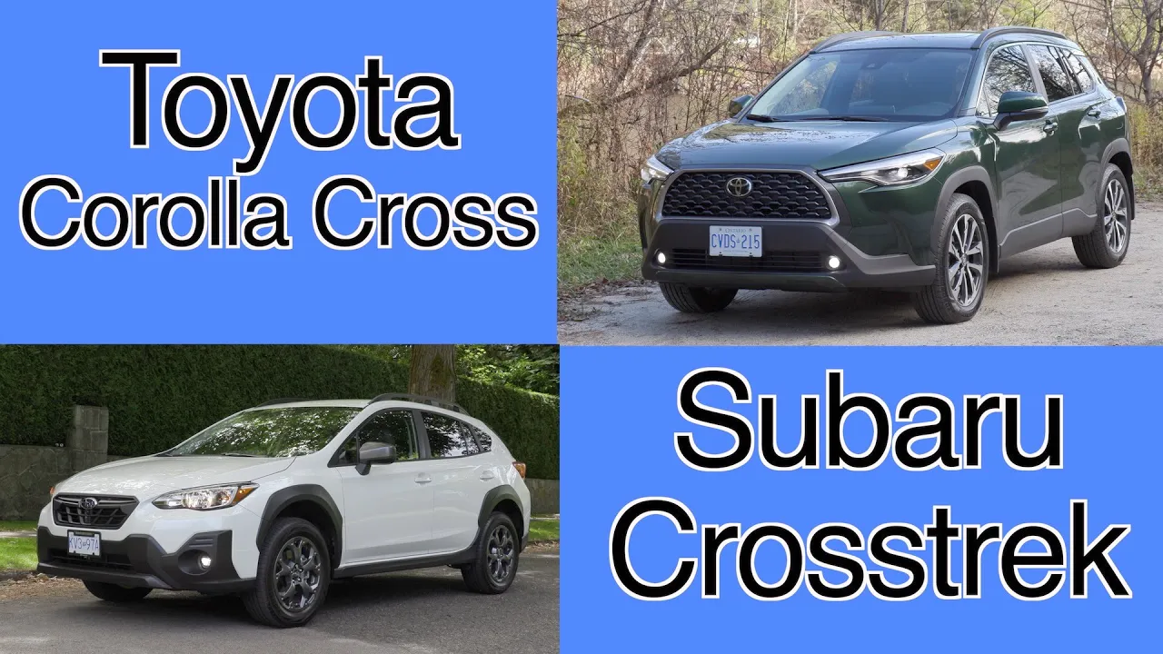 All-new 2022 Toyota Corolla Cross VS Subaru Crosstrek comparison review