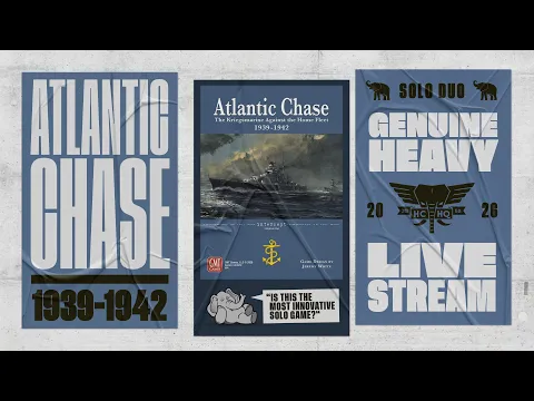 Atlantic Chase - Tag-Team Solo Tutorial Missions #1-#7 by Heavy Cardboard