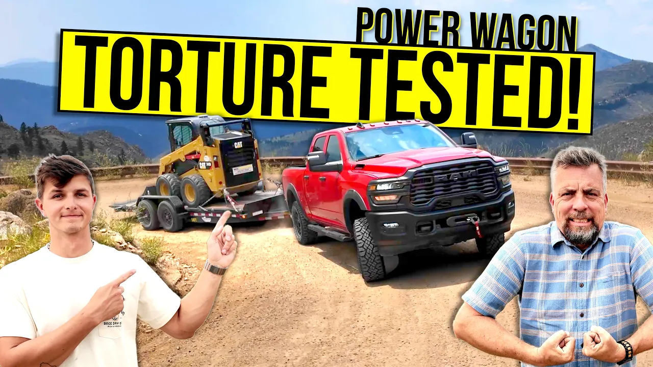 New Ram Power Wagon vs VERY HOT Toaster Towing Torture Test - Will It Overheat?