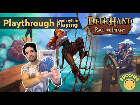 DECKHAND: Race for Infamy ‍️ | 2p Playthrough | Learn While Playing