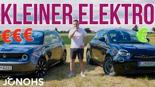 Elektro Kleinwagen günstig oder teuer? Fiat 500e VS Honda e