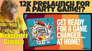 Game Changer: Home Edition (A) Kickstarter Critique Review