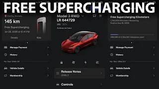 I have 2.1 million km free Tesla supercharging I'm giving away