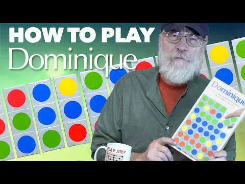 Dominique is not dominos, but it is unique. A very fun abstract tile game from the 1980s!