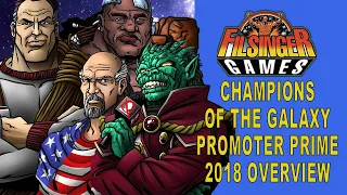 Commander Sam Massif Tharkas Actagon Filsinger Games Champions of the Galaxy Promoter Prime 2018