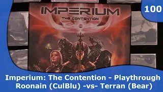 Imperium the Contention - Roonain vs Terran (1v1) | 100 | CulBlu and Cardboard