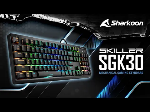 Video zu Sharkoon Skiller SGK30 (DE) Blue Switches