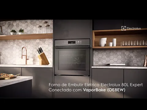 Forno Elétrico de Embutir 80L Cinza 220V food preparation OE8EW Electrolux