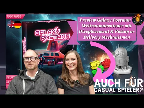 Preview Galaxy Postman - Weltraumabenteuer mit Diceplacement & Pickup or Delivery Mechanismen