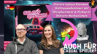 Preview Galaxy Postman - Weltraumabenteuer mit Diceplacement & Pickup or Delivery Mechanismen