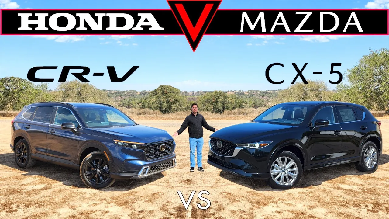 BATTLE OF THE BEST! -- 2023 Honda CR-V vs. 2023 Mazda CX-5: Comparison