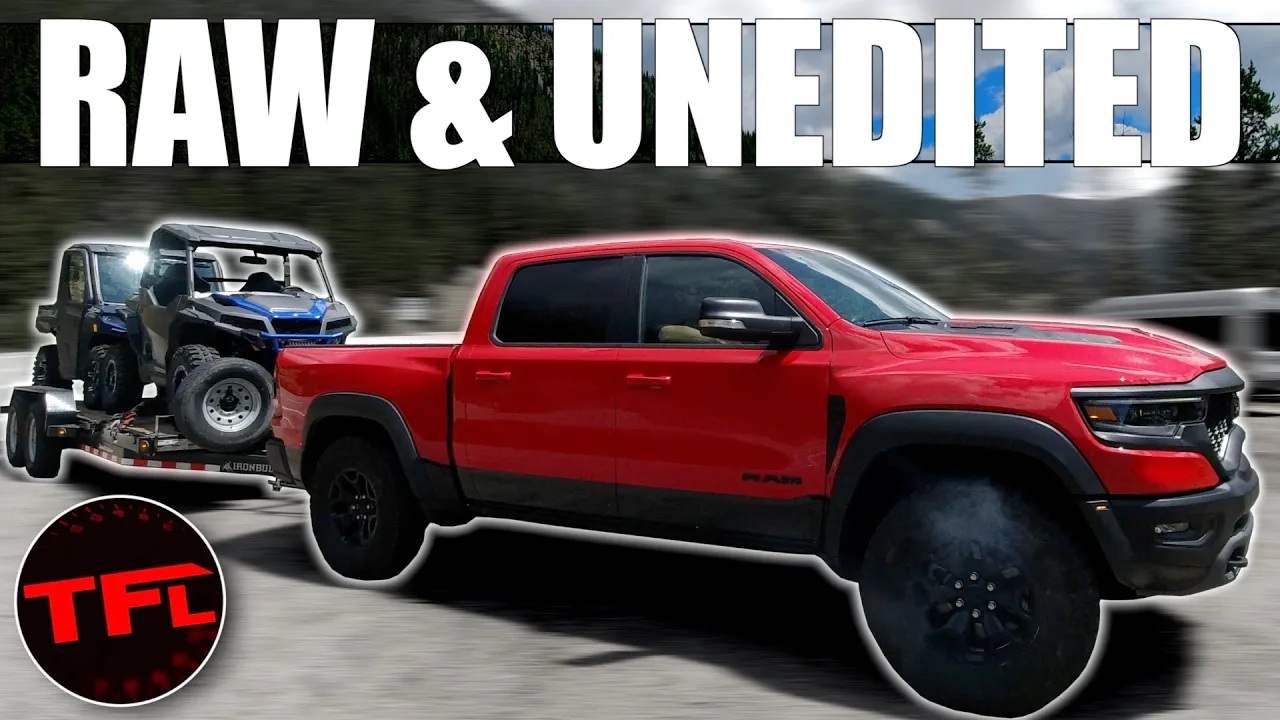 The Ram 1500 TRX Overheated When Max Towing...But It's NOT What You Think!