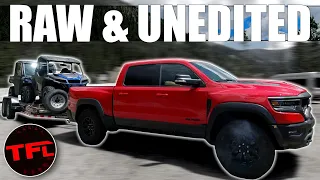 The Ram 1500 TRX Overheated When Max Towing...But It's NOT What You Think!
