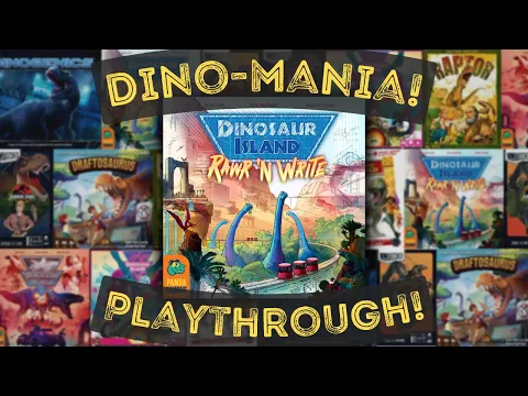 Dinosaur Island: Rawr 'N Write - Playthrough!