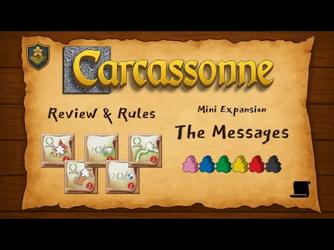 Carcassonne: The Messages - Review & New Rules (C3.1)